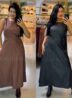 vestido de courino sophia marrom
