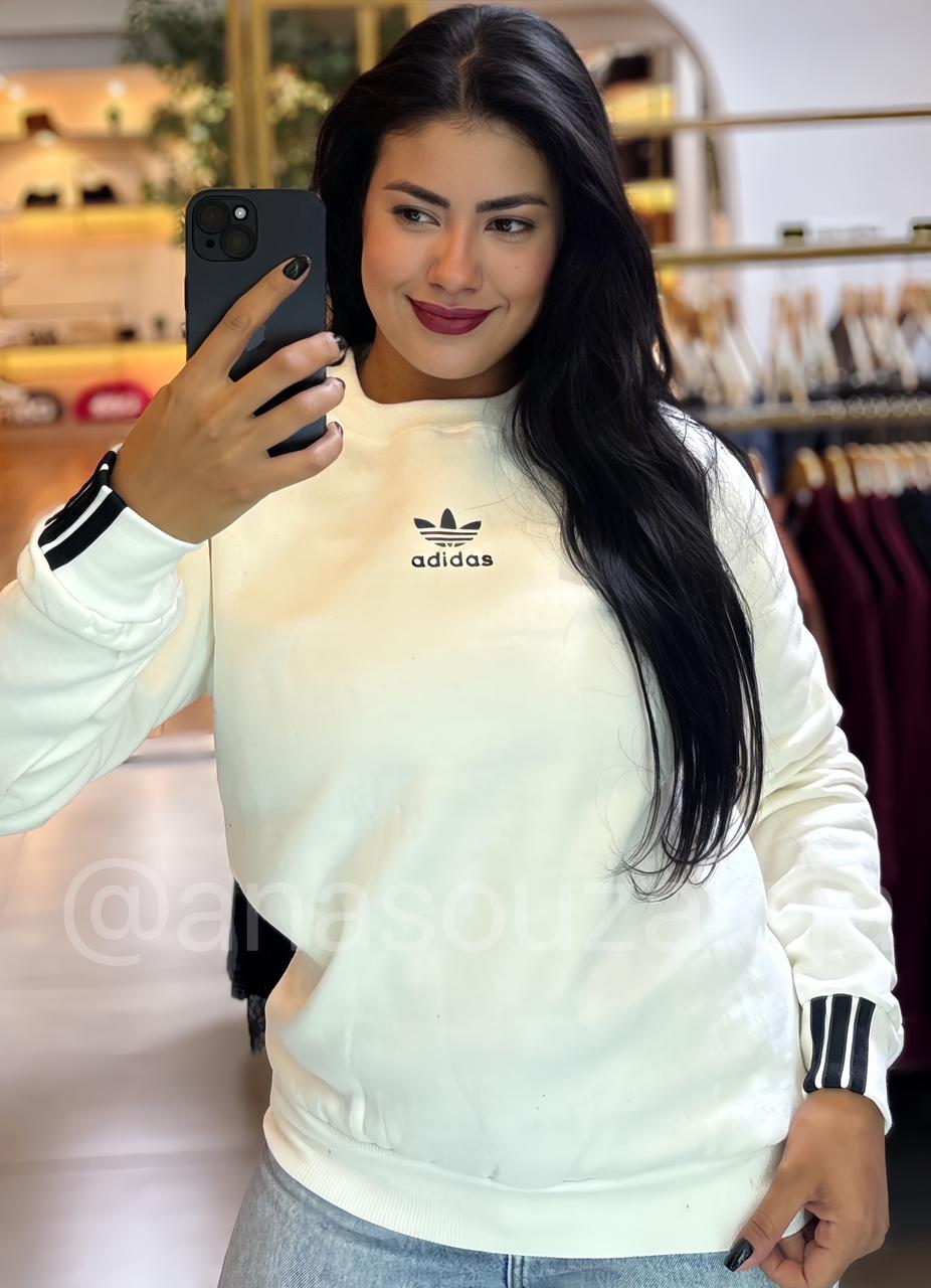 blusa de moletom ads azul